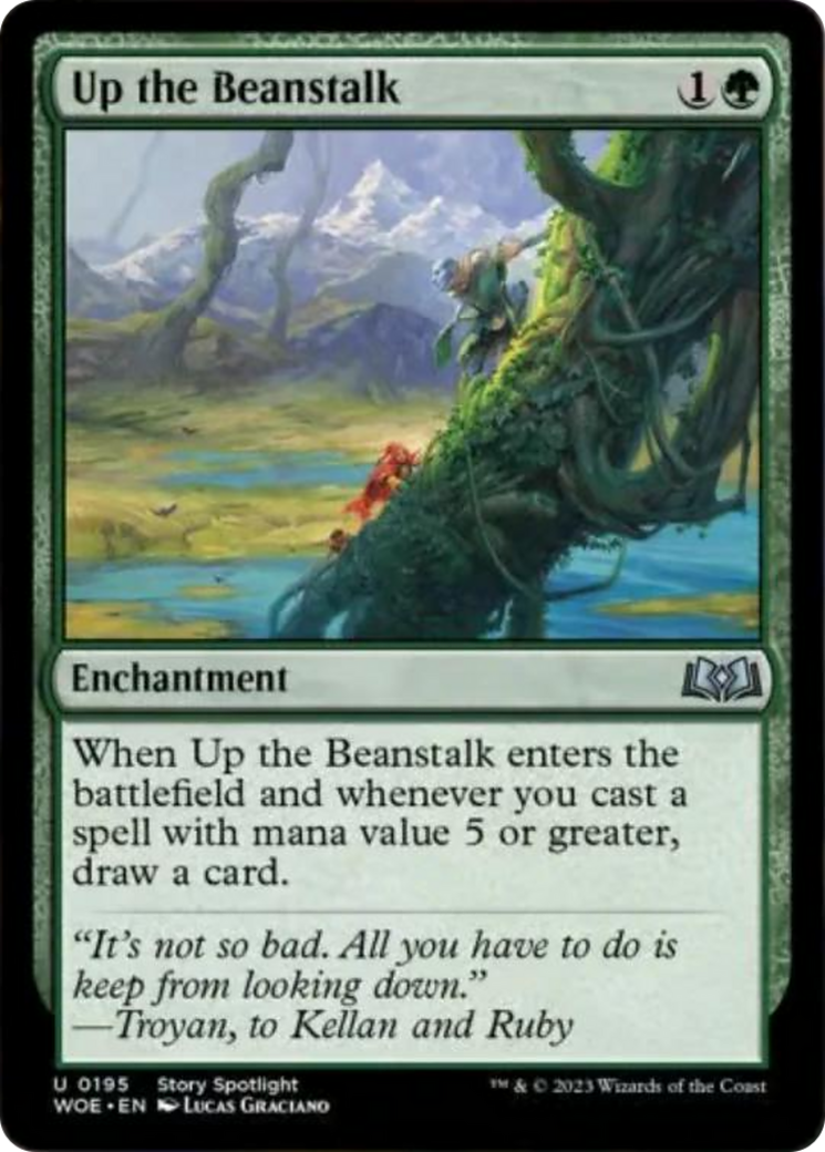 Up the Beanstalk (WOE-195) - Wilds of Eldraine [Uncommon]