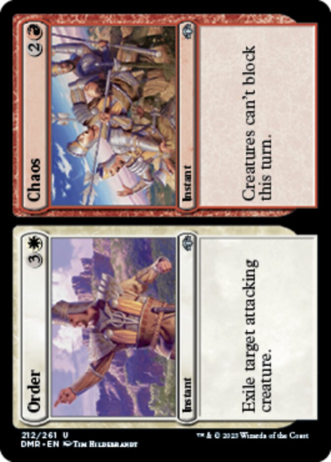 Order // Chaos (DMR-212) - Dominaria Remastered [Uncommon]