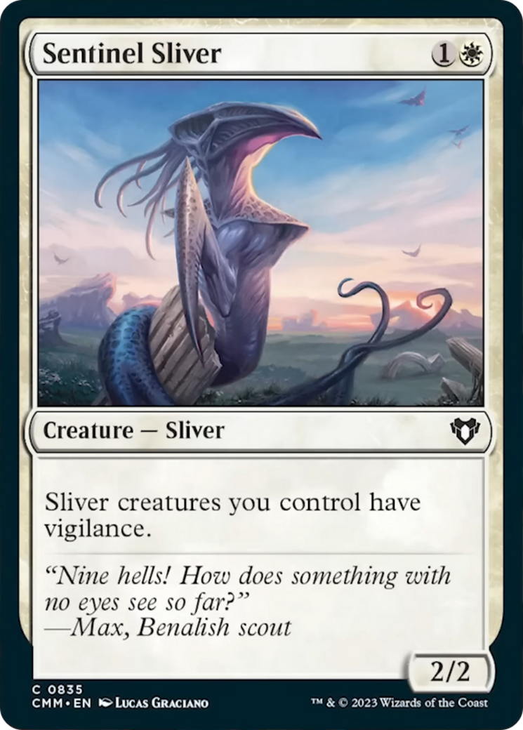 Sentinel Sliver (CMM-835) - Commander Masters [Common]