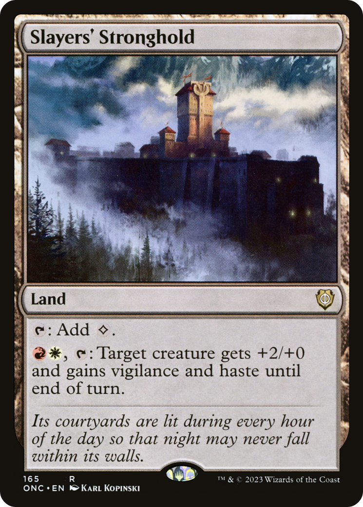Slayers' Stronghold (ONC-165) - Phyrexia: All Will Be One Commander [Rare]