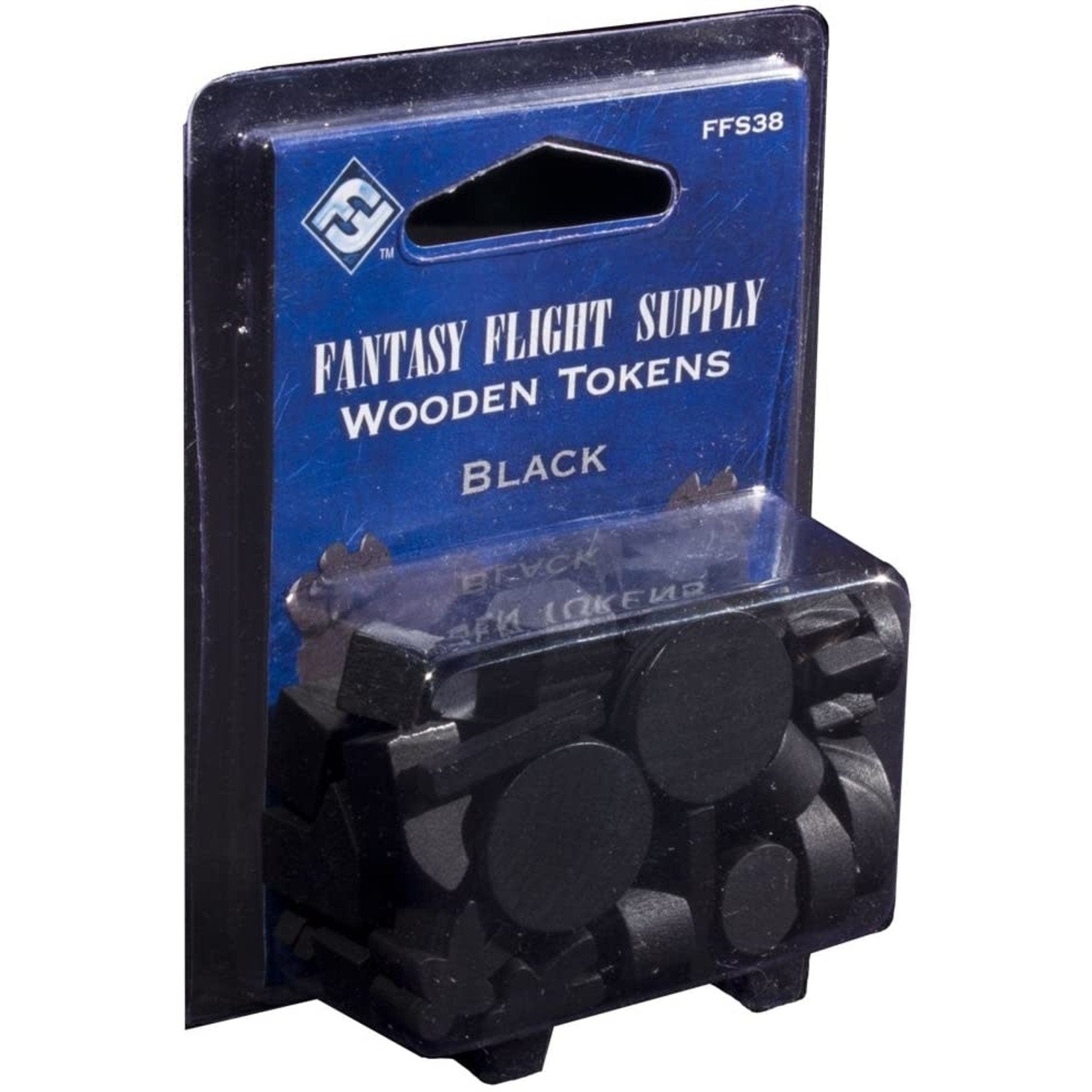 Fantasy Flight Wooden Tokens - Black