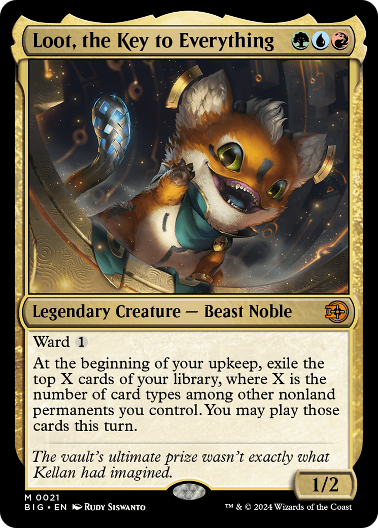 Loot, the Key to Everything (BIG-021) - The Big Score Foil [Mythic]
