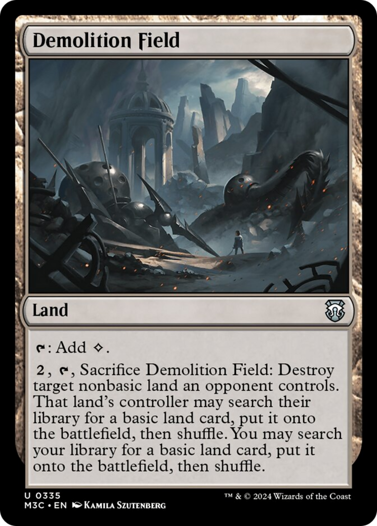 Demolition Field (M3C-335) - Modern Horizons 3 Commander [Uncommon]