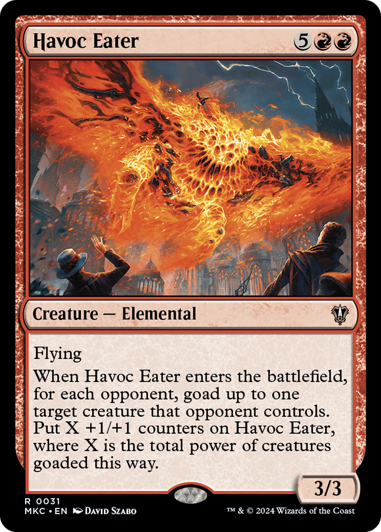 Havoc Eater (MKC-031) - Murders at Karlov Manor Commander [Rare]