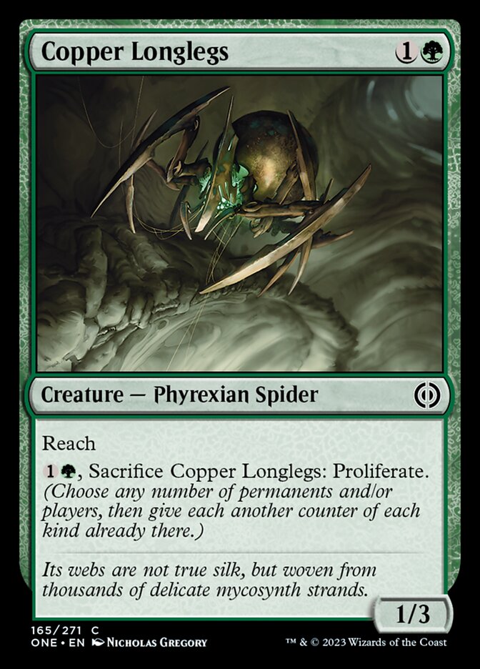 Copper Longlegs (ONE-165) - Phyrexia: All Will Be One [Common]