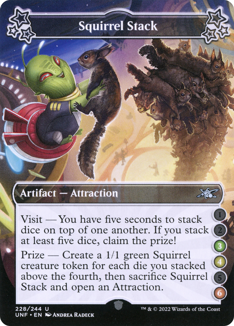 Squirrel Stack (UNF-228D) - Unfinity Foil [Uncommon]