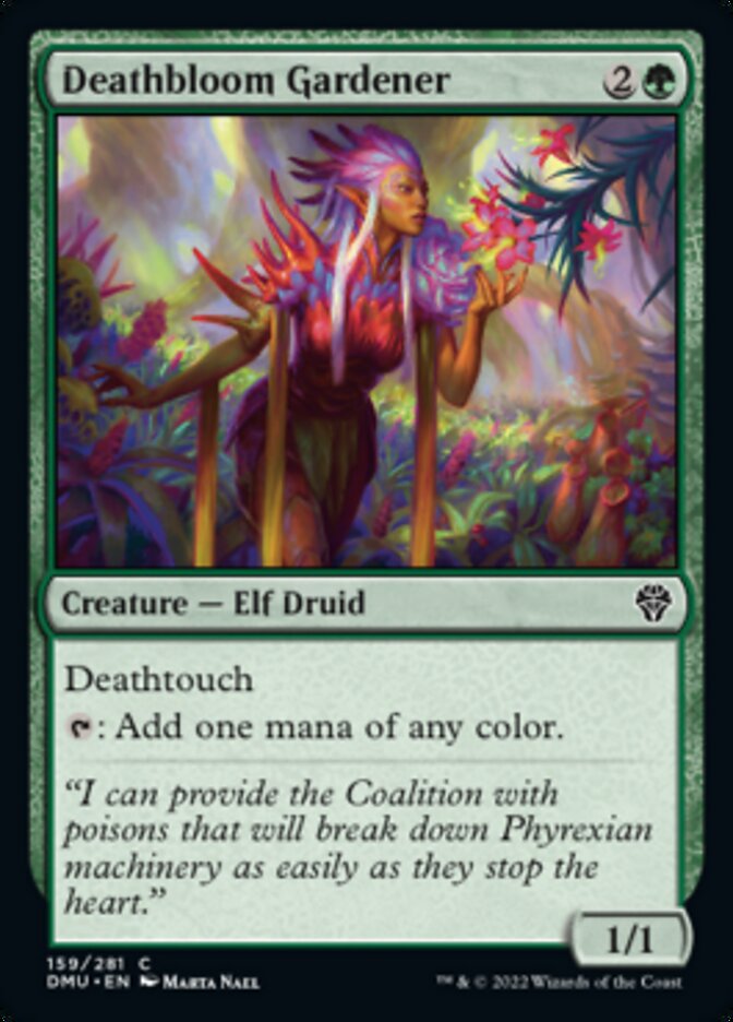 Deathbloom Gardener (DMU-159) - Dominaria United [Common]