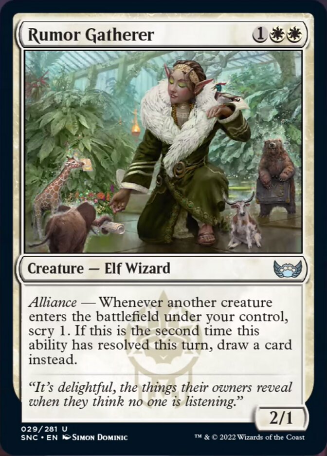 Rumor Gatherer (SNC-029) - Streets of New Capenna [Uncommon]