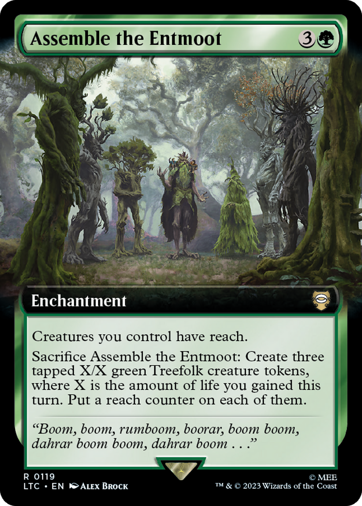 Assemble the Entmoot (LTC-119) - Tales of Middle-earth Commander: (Extended Art) [Rare]