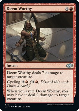 Deem Worthy (J22-520) - Jumpstart 2022 [Uncommon]