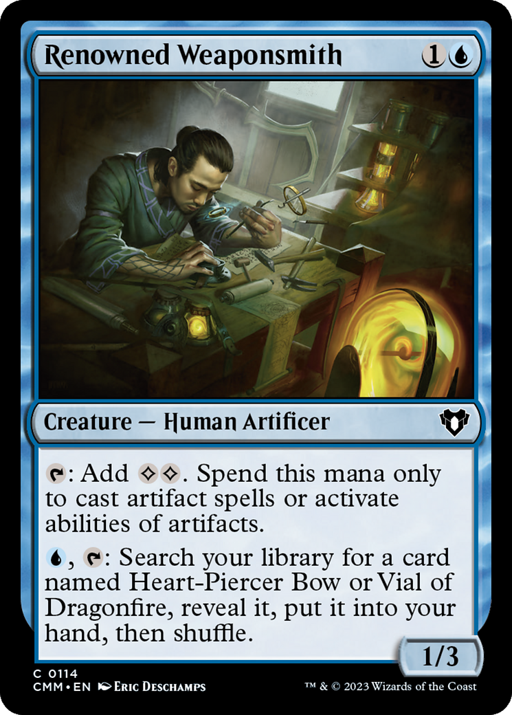 Renowned Weaponsmith (CMM-114) - Commander Masters [Common]