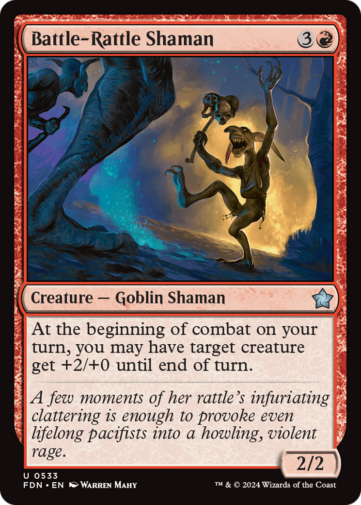 Battle-Rattle Shaman (FDN-533) - Foundations [Uncommon]
