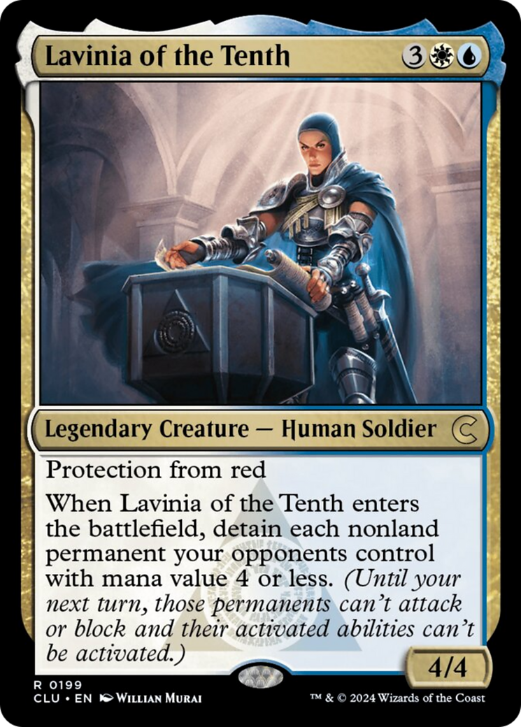 Lavinia of the Tenth (CLU-199) - Ravnica: Clue Edition [Rare]