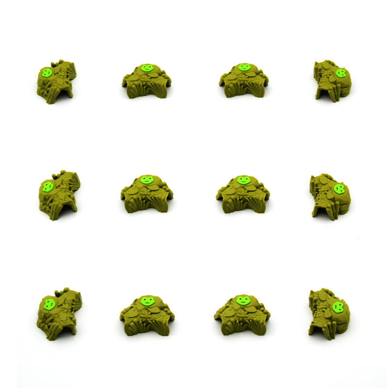 BGExpansions - Root - The Homeland Expansion – Frog Clearing Markers (12 pieces)