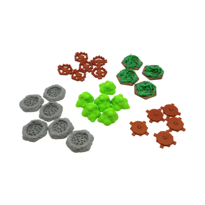 BGExpansions - Gloomhaven - Full Scenery Pack (139 Pieces)