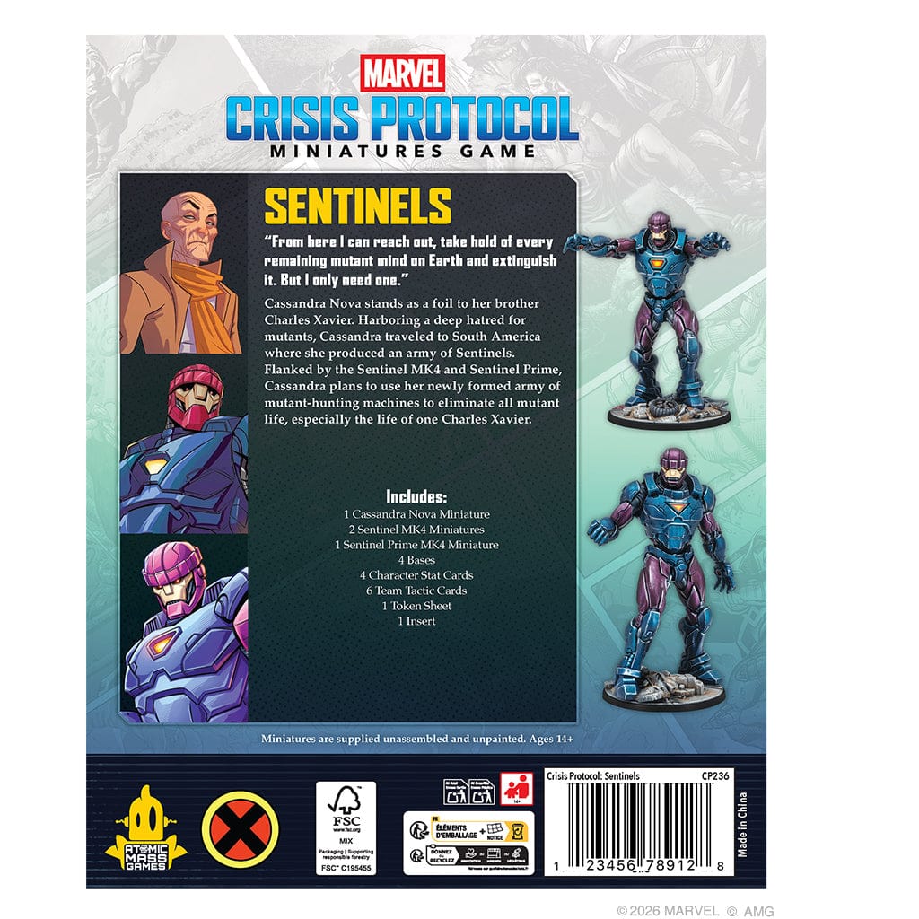 Marvel: Crisis Protocol: Sentinels Affiliation Pack