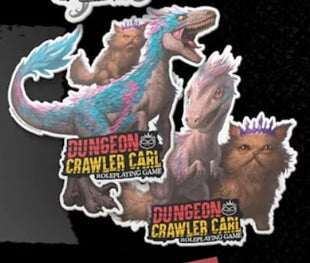 Dungeon Crawler Carl RPG: Mongo & Princess Donut Sticker Bundle *PRE-ORDER*