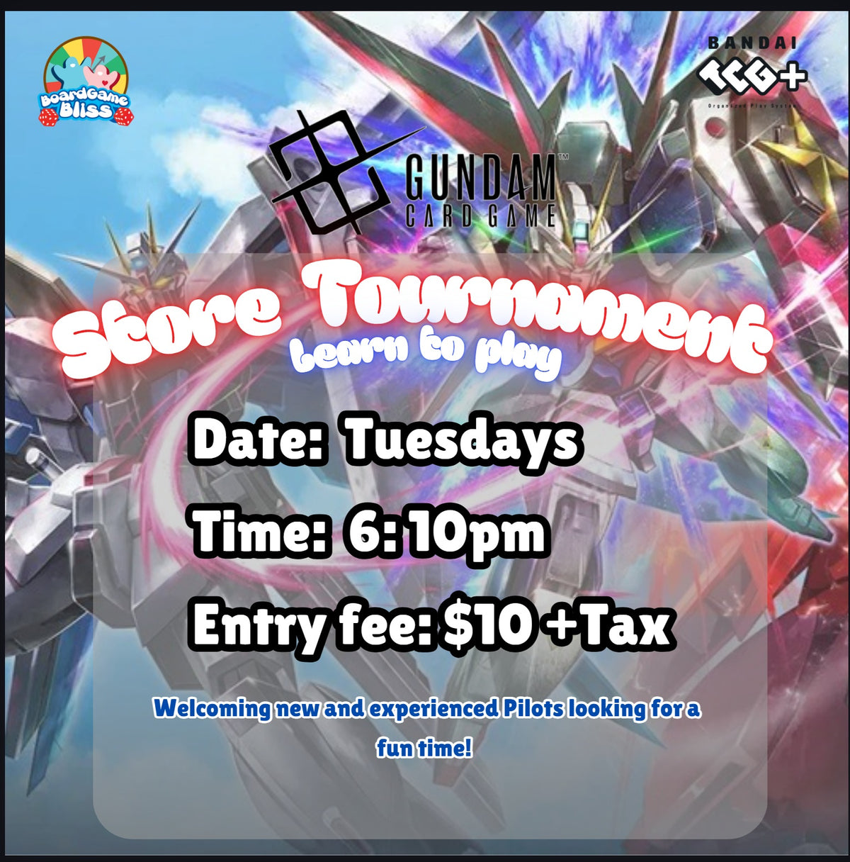 Gundam LTP Store Tournament Oct. (Tuesday)