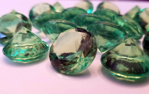 Top Shelf Gamer - Emerald Green Gems - Acrylic (set of 20)