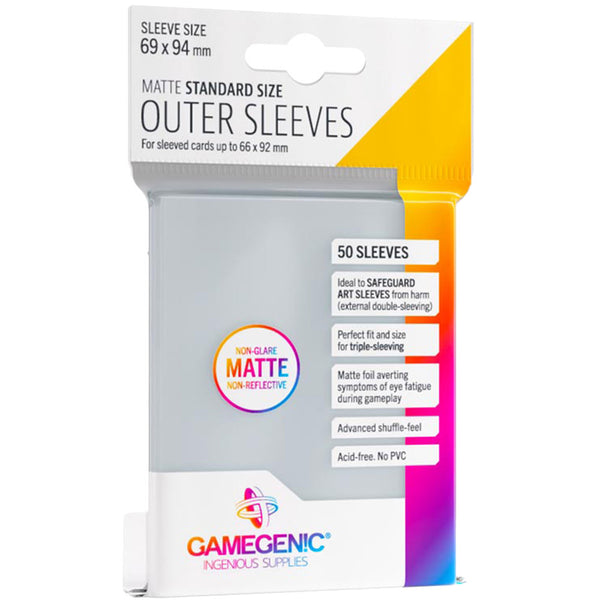 Gamegenic -  Outer Matte Sleeves 69 x 94mm (50ct)