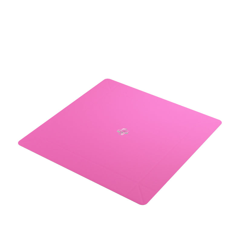 Magnetic Dice Tray: Square - Black / Pink