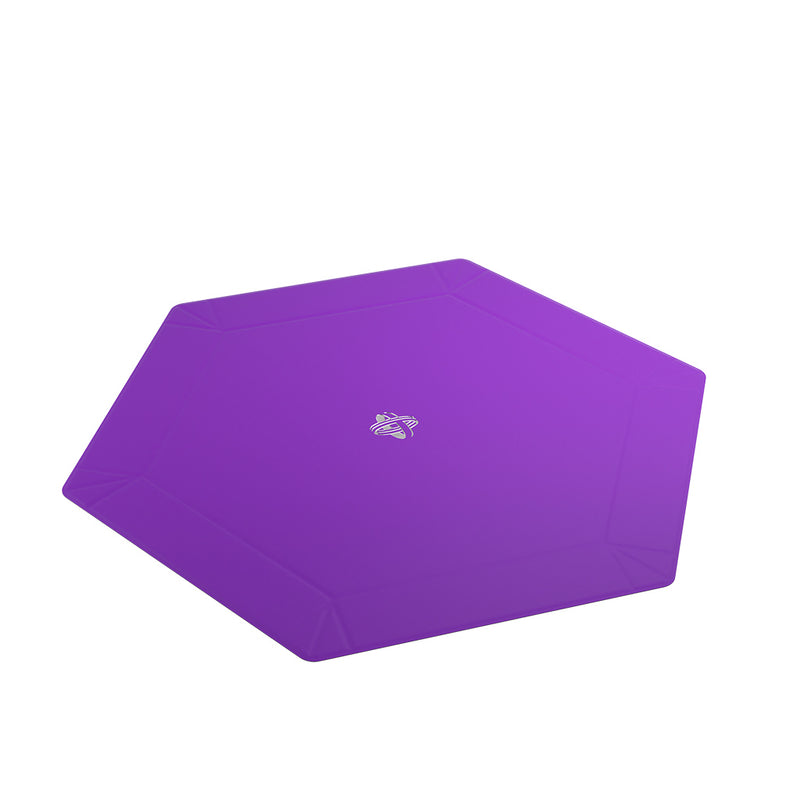Magnetic Dice Tray: Hexagonal: Black / Purple