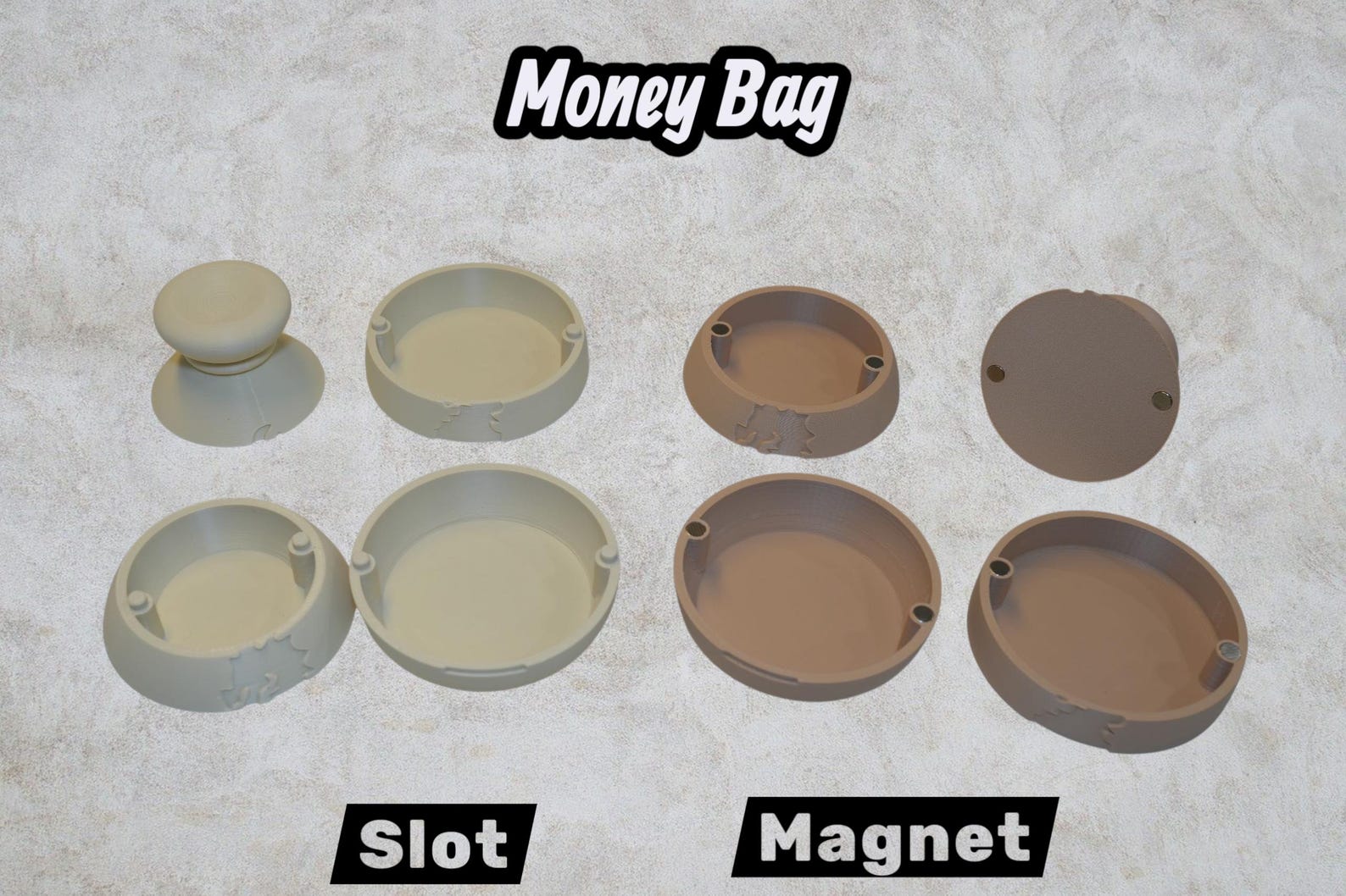 BGisGood - Clanks! Catacombs Board Game Thematics Insert Organizer - All Set 6 Players Magnet