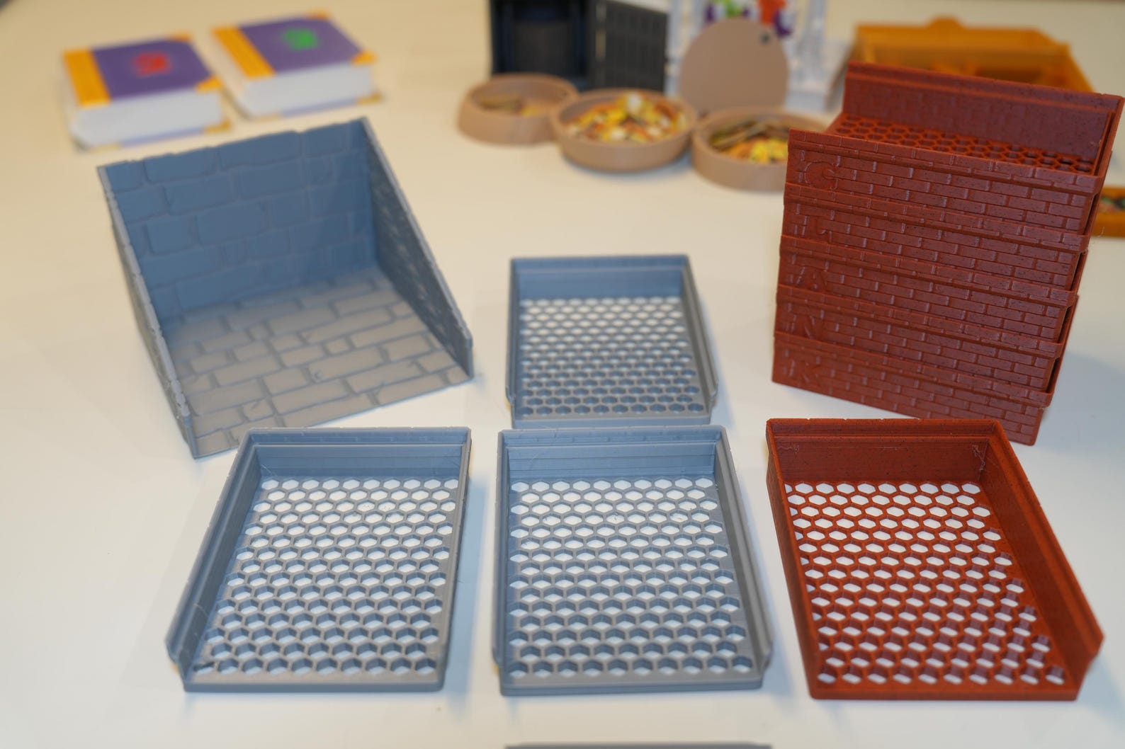 BGisGood - Clanks! Catacombs Board Game Thematics Insert Organizer - All Set 6 Players Magnet