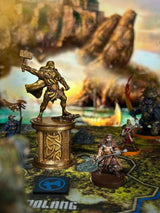 AdrenaCreative - Blood Rage: Gods of Asgard - Pedestals/Card Tray (Metallic Gold)