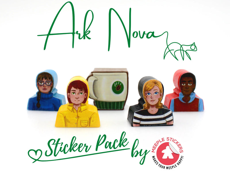 MeepleStickers: Ark Nova for Association Worker Meeples