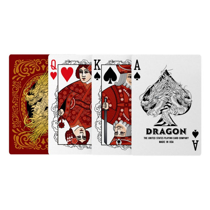 Bicycle Playing Cards - Dragon Red