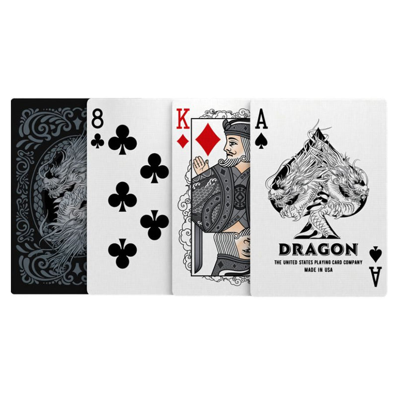Bicycle Playing Cards - Dragon Black