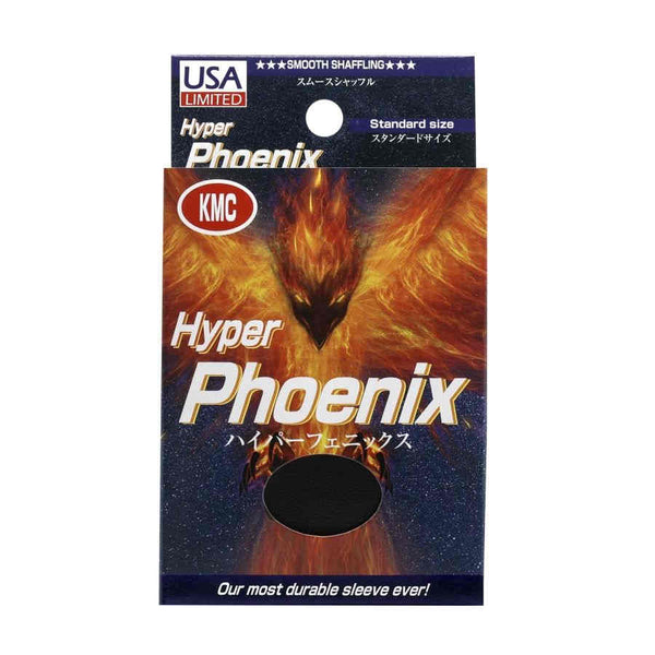 KMC: Hyper Matte Sleeves - Phoenix Black (100ct)