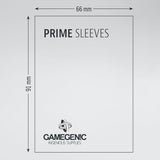 Gamegenic - Prime Double Sleeving: Clear/Black (2x100) (Repackaging) *PRE-ORDER*