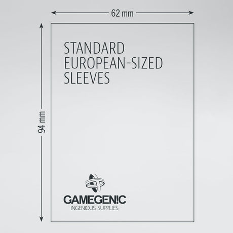 Gamegenic - Prime Standard European-Sized (50ct) (Repackaging)