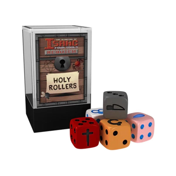 The Binding of Isaac: Four Souls - Holy Rollers Dice Set *PRE-ORDER*