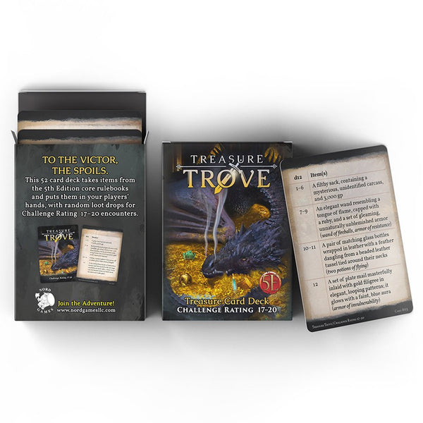 Dungeons & Dragons 5E - Treasure Trove Deck: CR 17-20