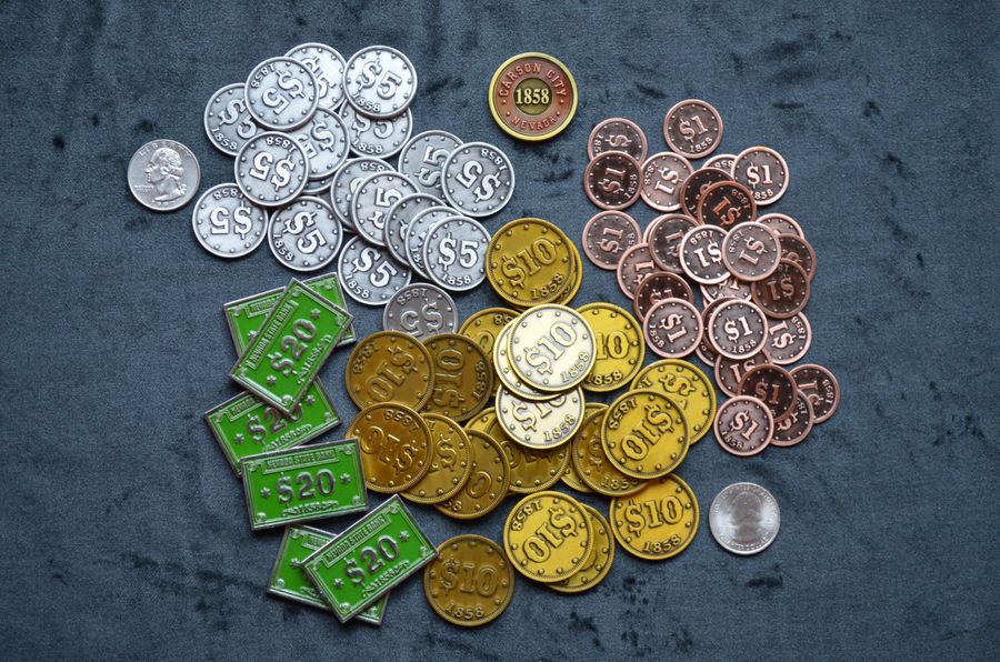 Carson City: Big Box - Metal Coins – Board Game Bliss