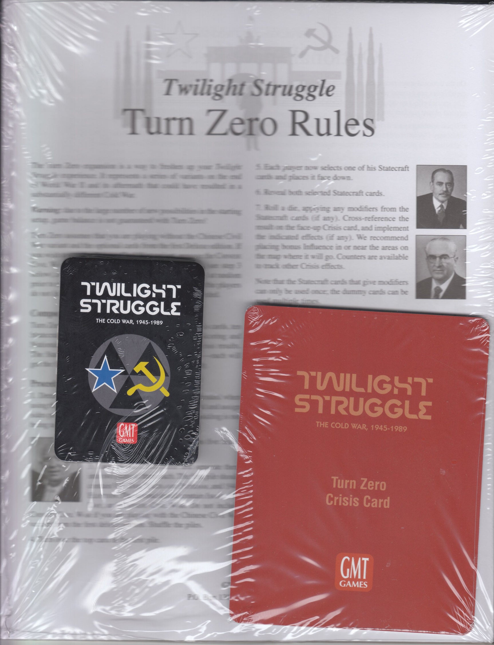 Twilight Struggle: Turn Zero and Promo Packs *PRE-ORDER*
