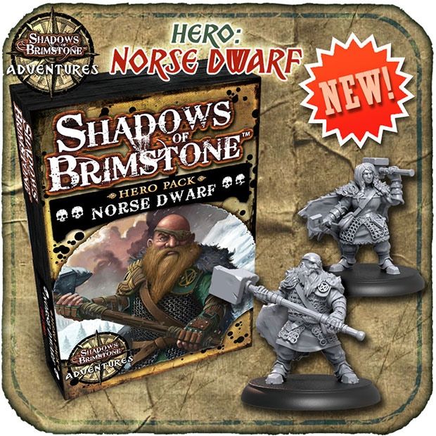 Shadows of Brimstone: Gates of Valhalla – Norse Dwarf Hero Class *PRE-ORDER*