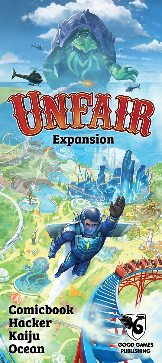Unfair Expansion: Comicbook Hacker Kaiju Ocean (Kickstarter Edition)