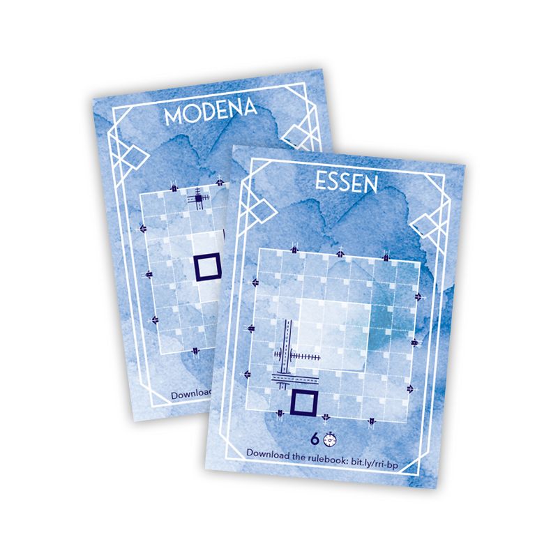Railroad Ink Challenge – Promo Modena Essen Blueprint Card
