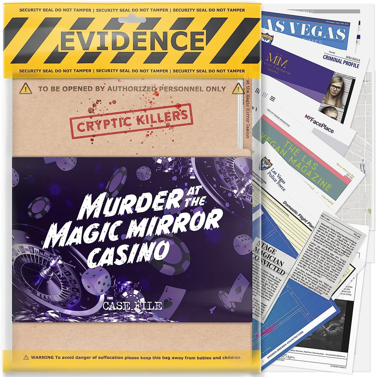Murder at The Magic Mirror Casino – Board Game Bliss