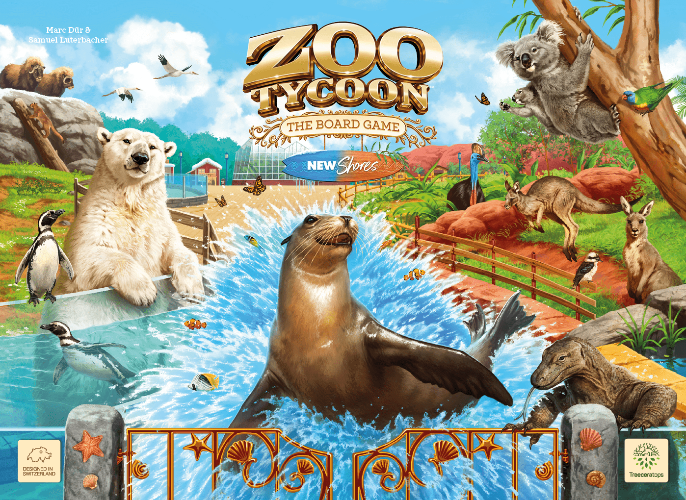 Zoo Tycoon: The Board Game – New Shores (Deluxe Edition) (Import)