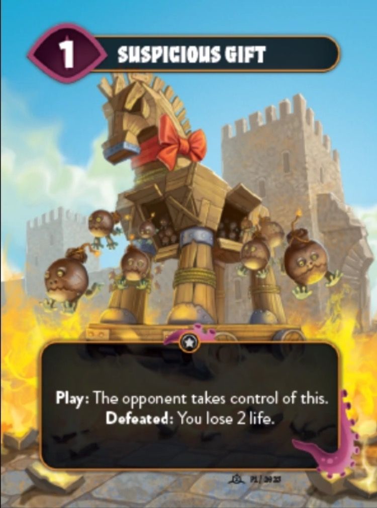 Mindbug: Suspicious Gift Promo Card