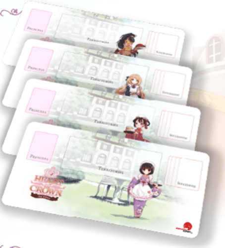 Heart of Crown: Second Edition – Anniversary Edition Player Mat (Set of 4)