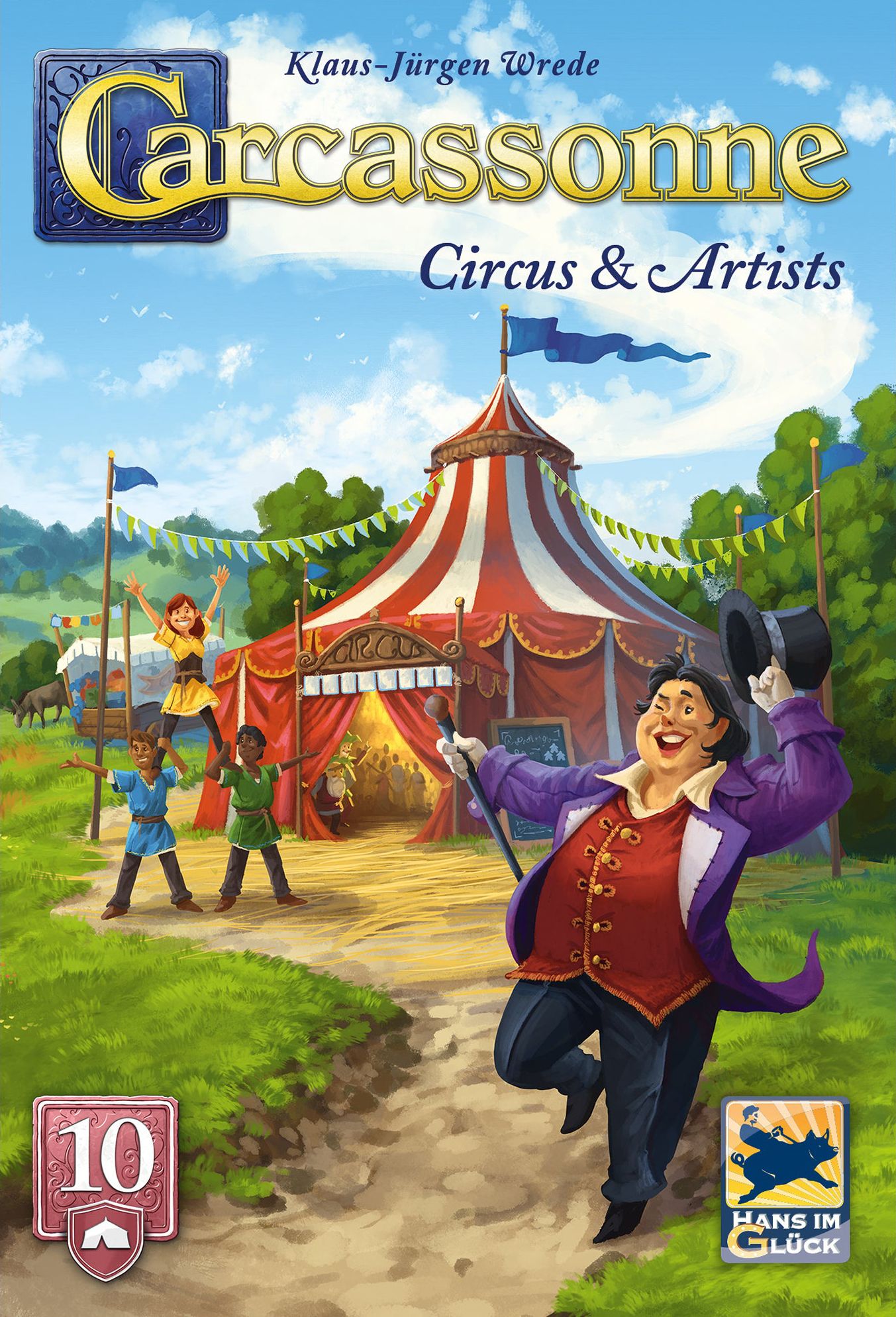 Carcassonne: Expansion 10 – Circus & Artists (Refresh) *PRE-ORDER*