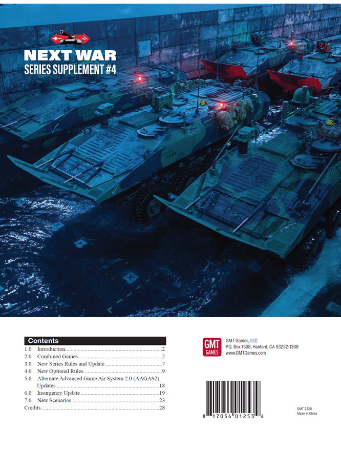 Next War: Series Supplement #4 *PRE-ORDER*