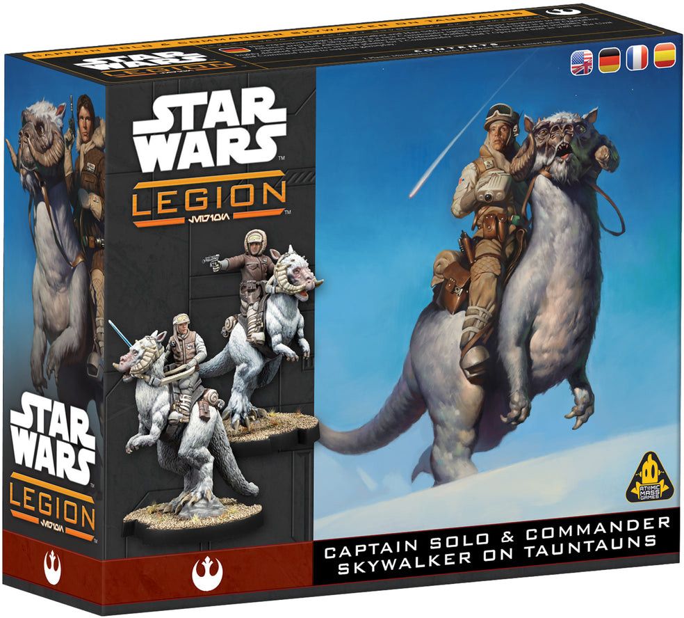 Star Wars: Legion – Captain Solo & Commander Skywalker on Tauntauns *PRE-ORDER*