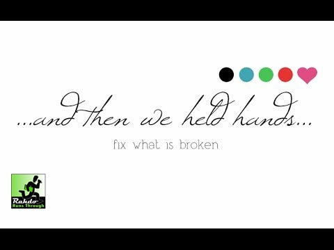 ...and then, we held hands.